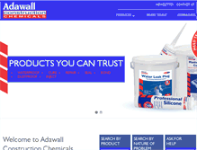 Tablet Screenshot of adawall.co.uk